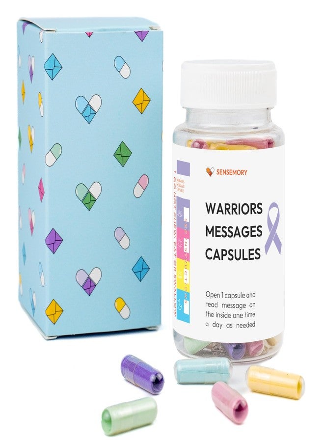 Sensemory 50 Warrior Messages in a Bottle, Breast Cancer Gifts, Breast Cancer Awareness, Get Well Gifts for Women after Surgery, Chemotherapy Must Haves, Cancer Survivor Gifts - Image 2